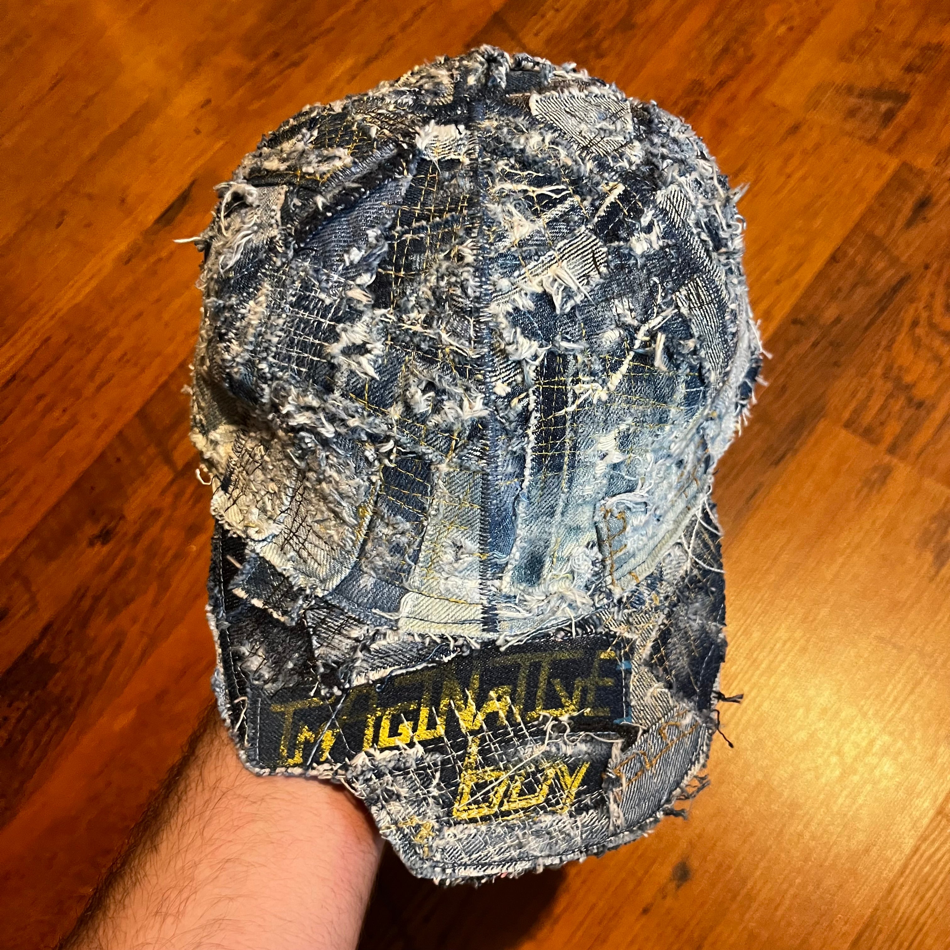 Upcyke jeans cap