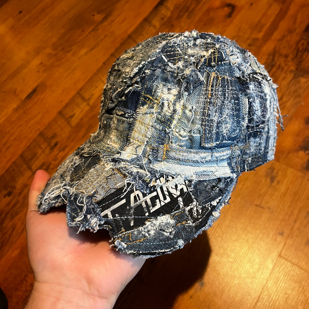 Upcyke jeans cap