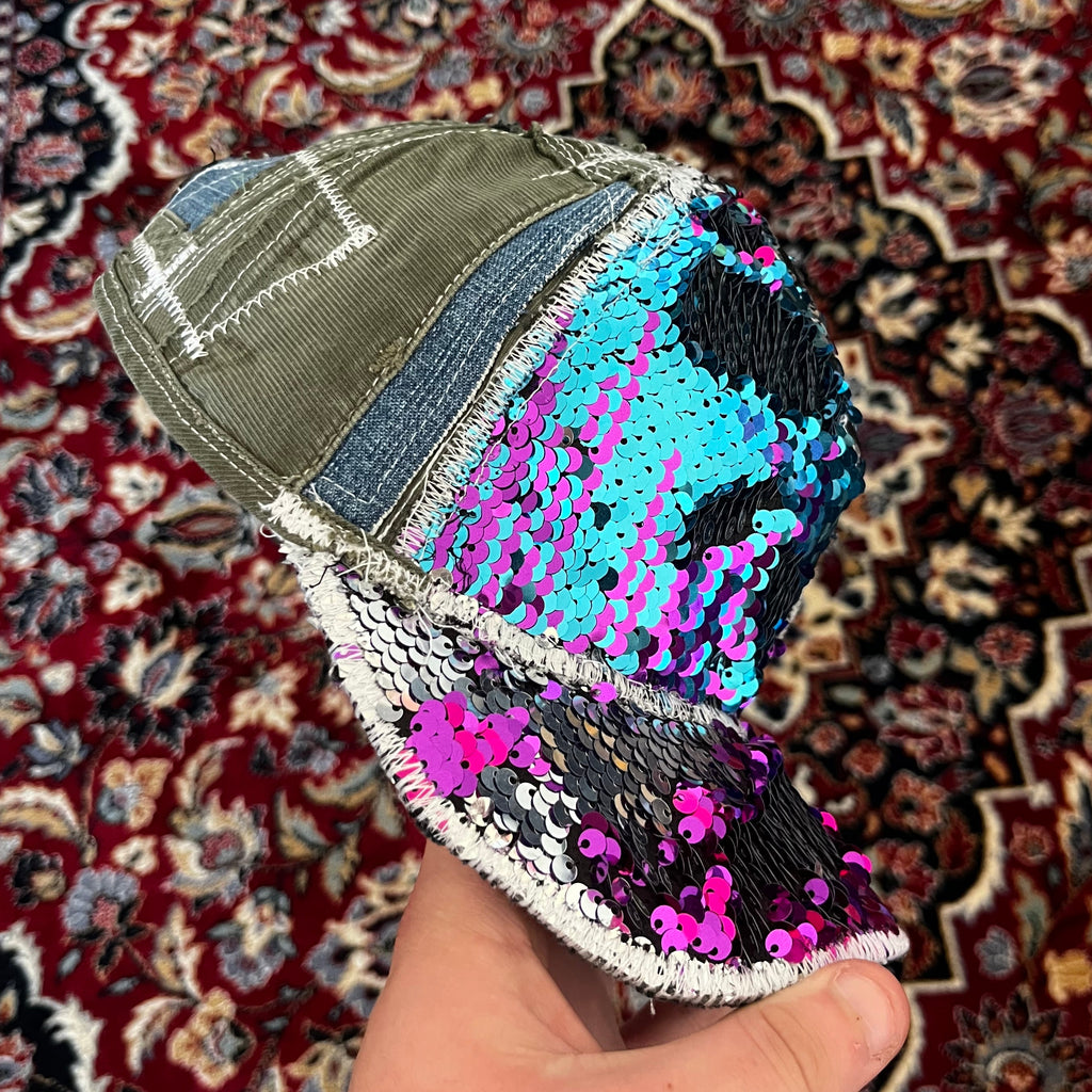Sequin cap #1