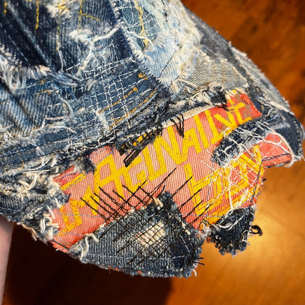 Upcyke jeans cap