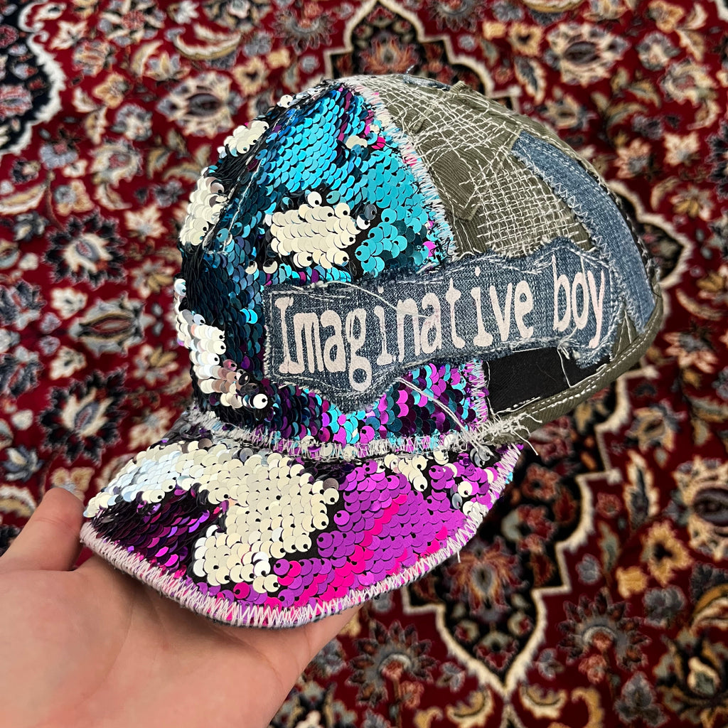 Sequin cap #1