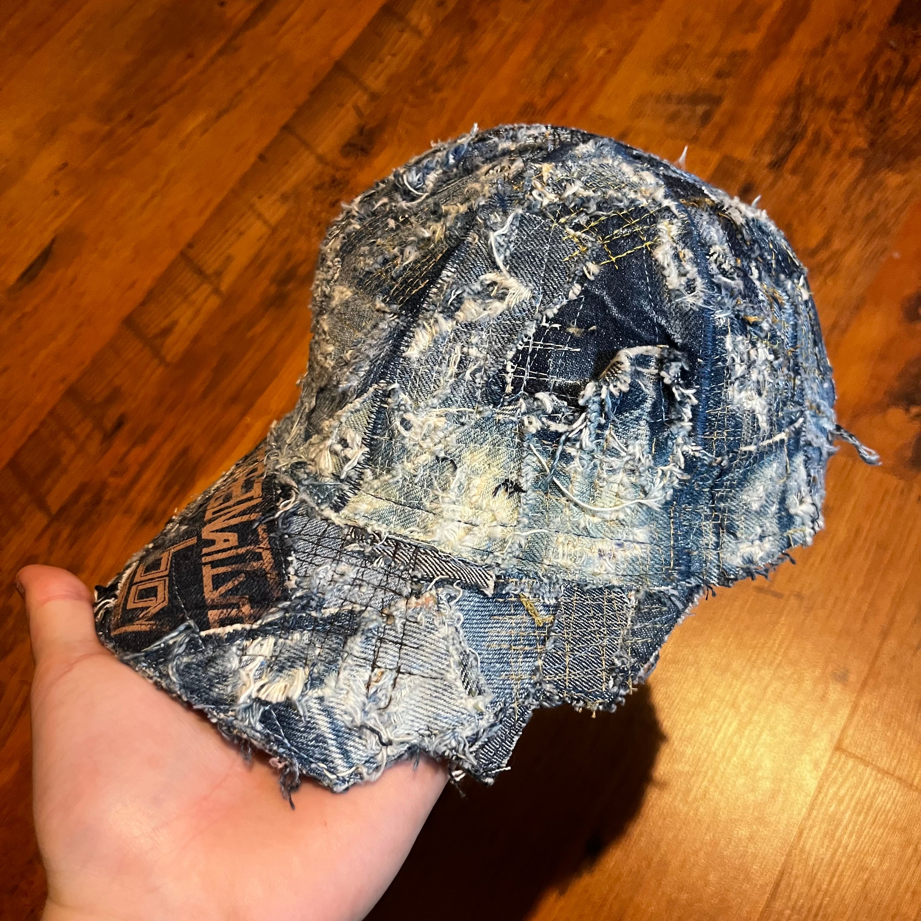 Upcyke jeans cap