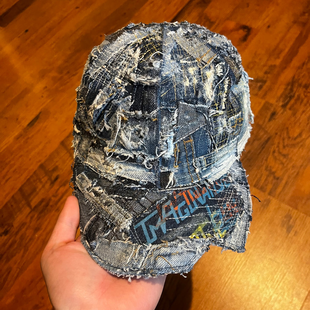 Upcyke jeans cap