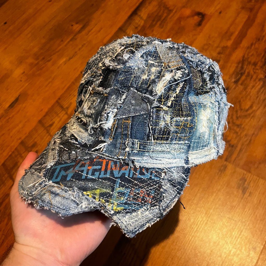 Upcyke jeans cap