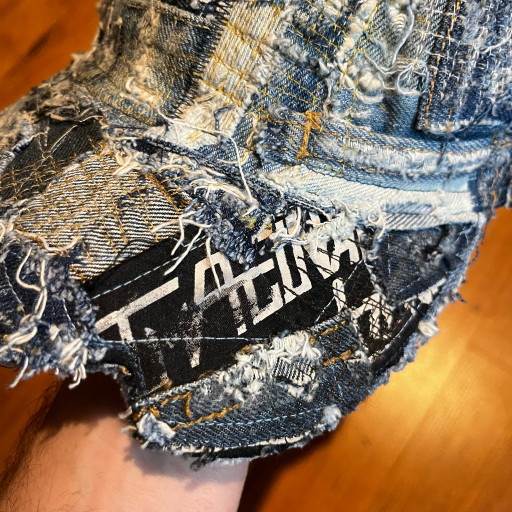 Upcyke jeans cap