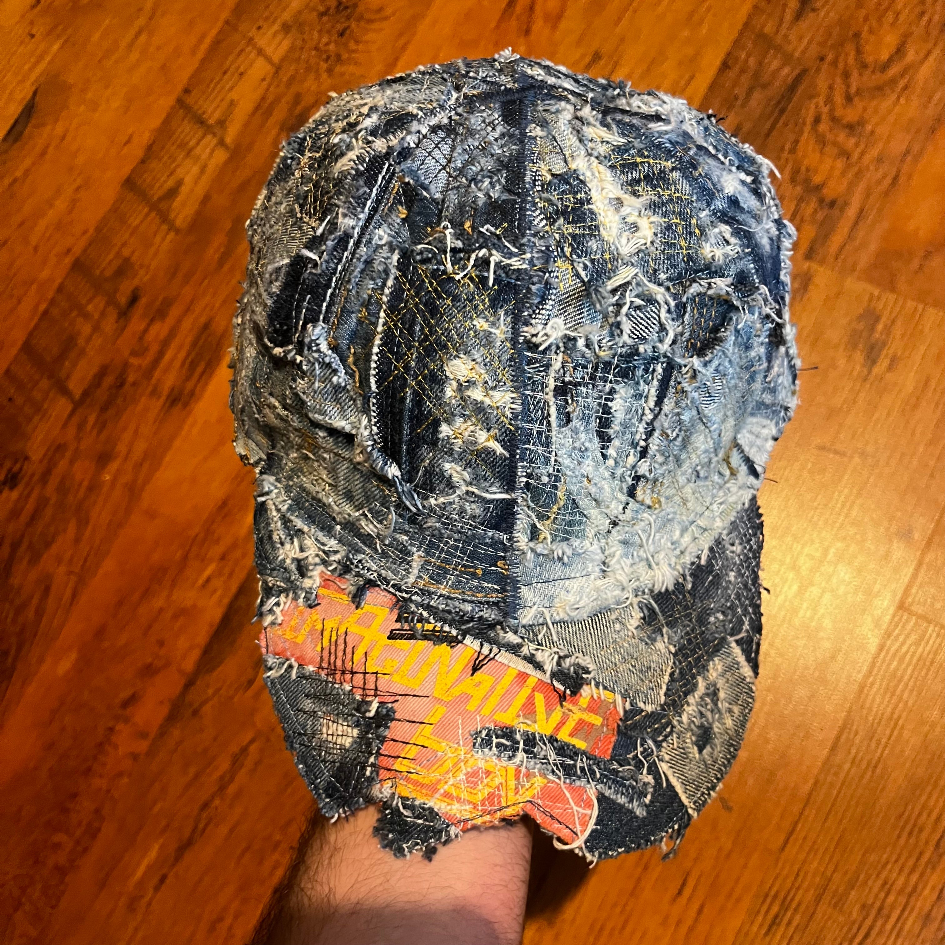 Upcyke jeans cap