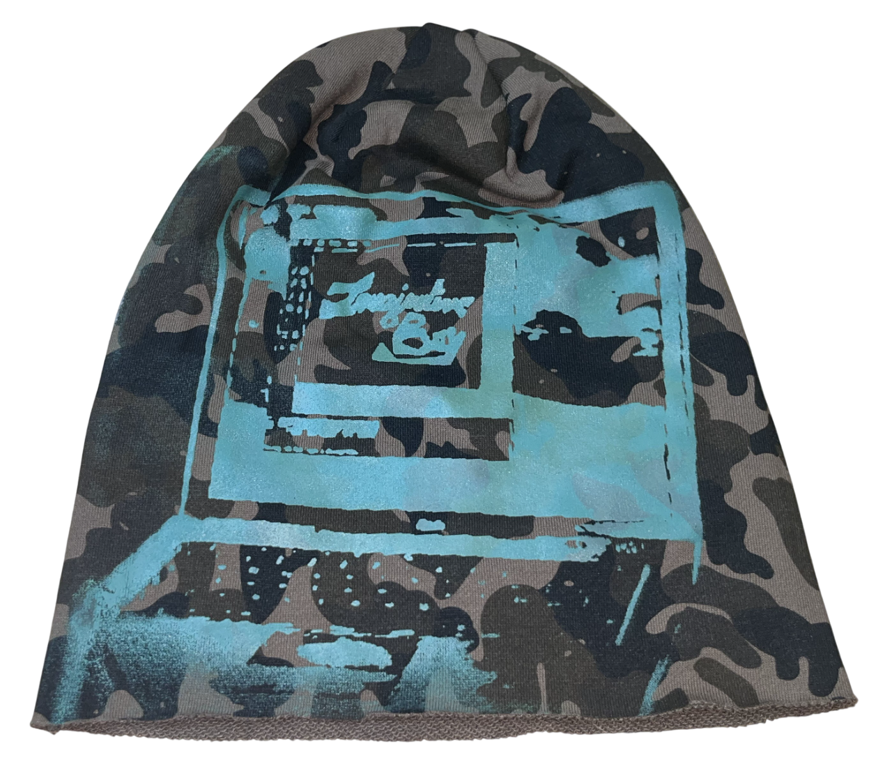 Camo laptop beanie