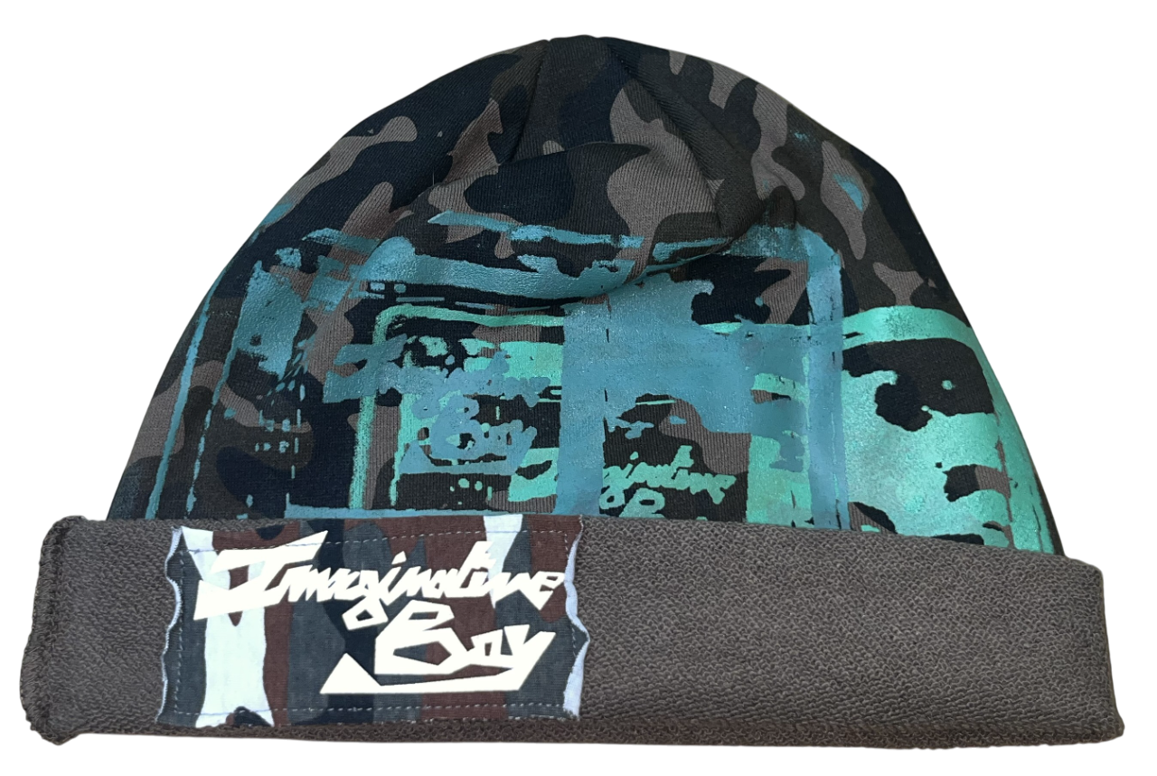Camo laptop beanie