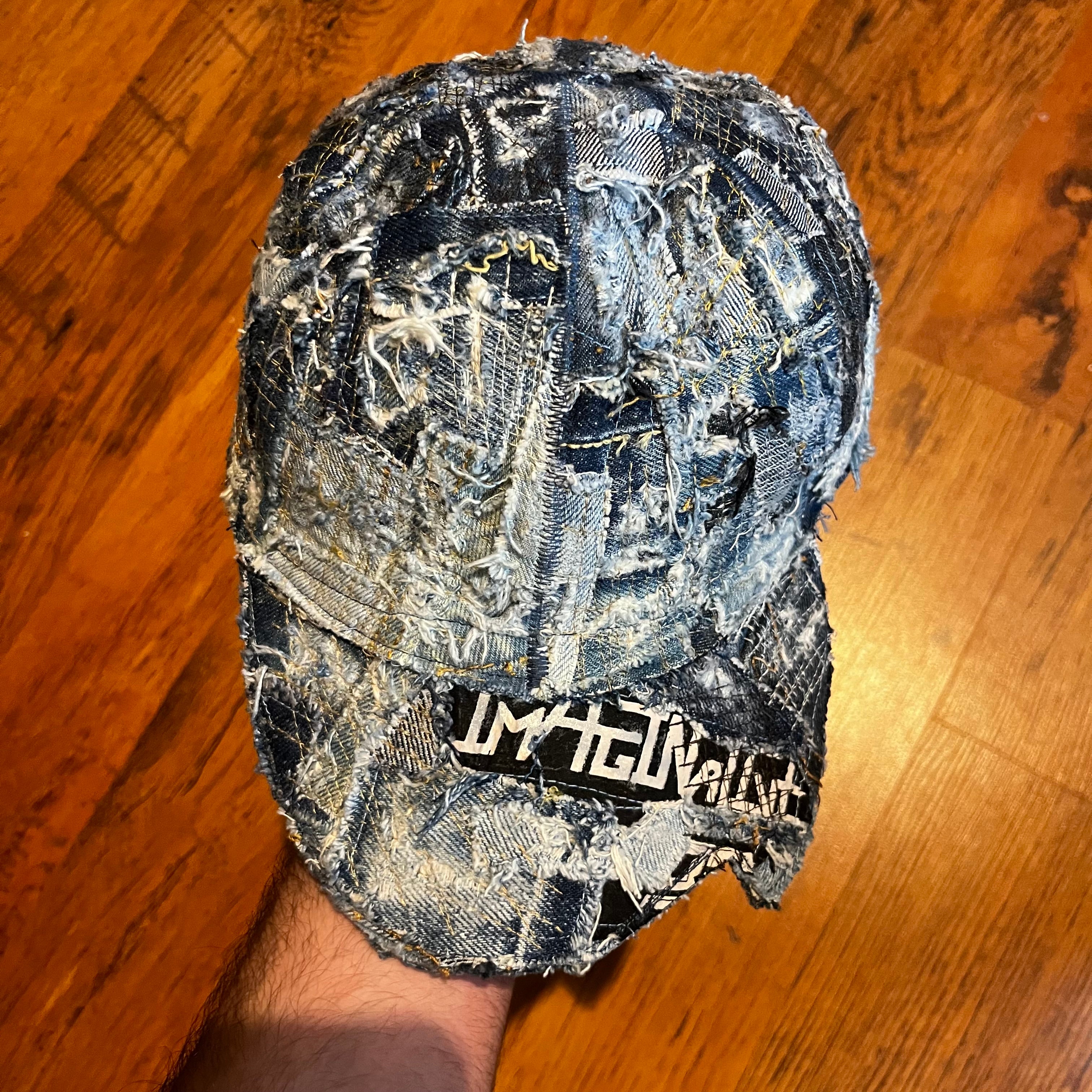 Upcyke jeans cap