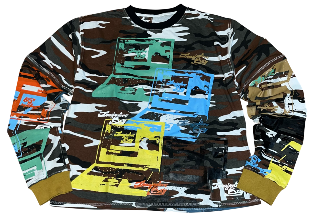T-shirt manches longues multi-laptop camo