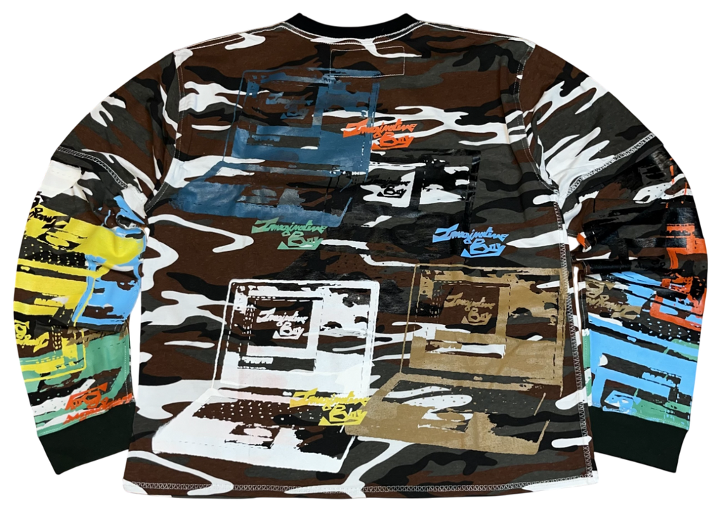T-shirt manches longues multi-laptop camo