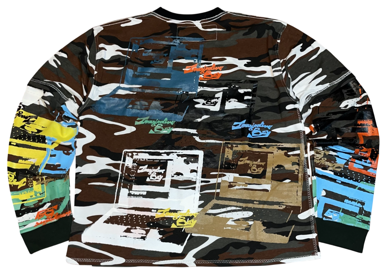 T-shirt manches longues multi-laptop camo